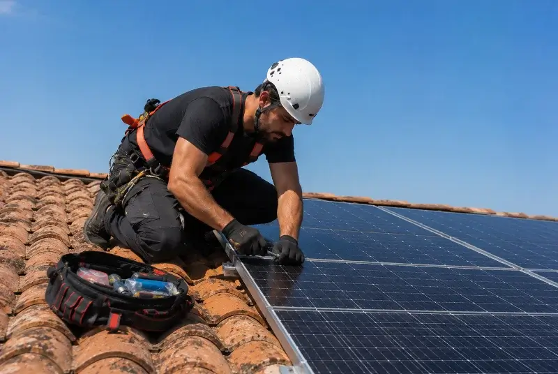Maintenance et monitoring de panneaux solaires à Saint-Geniès