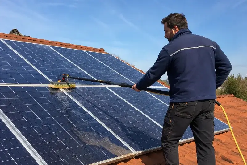 Nettoyage et entretien de panneaux solaires à Saint-Geniès